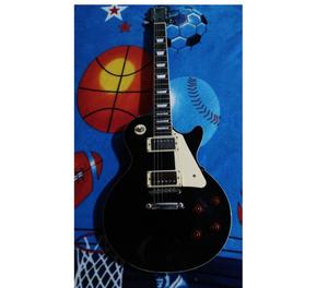 Guitarra Eléctrica Memphis Les Paul Negra. Usada