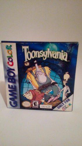 Juego Game Boy Color Toonsylvania En Caja Completo Copia
