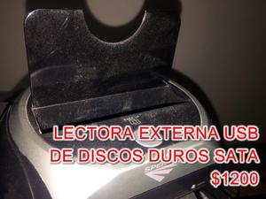 LECTORA EXTERNA USB DE DISCOS DUROS SATA