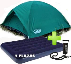 Liquidacion Carpa Iglu 4 Pers. Colchon Inflador Cobertor