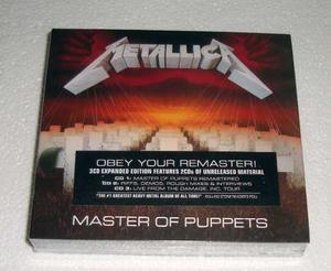Metallica Master Of Puppets Remaster 3 Cd Expanded / Kktus