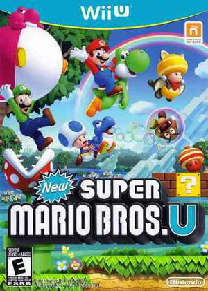 New Super Mario Bros. U Wii U Original Caja Y Manual