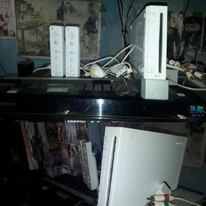 Nintendo Wii Flasheada con 2 Joysticks