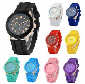 Reloj De Silicona De Mujer X 5