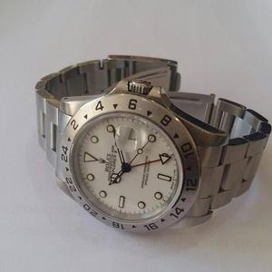 Reloj Rolex Explorer Ii Ref 16570 Indices Crem Glamdvt