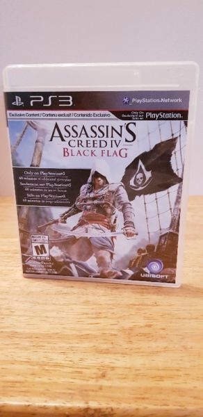 ASSASSIN S CREED BLACK FLAG PS3 USADO