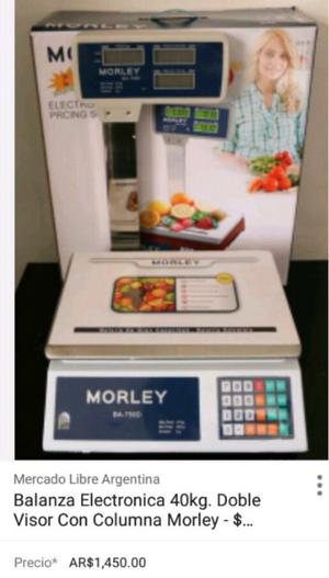 Balanza digital marca morley nueva en caja