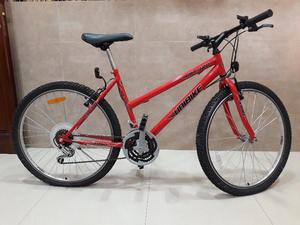 Bicicleta unibike roja