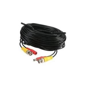 Cable Cctv Video Bnc Alimentacion Plug 18 Metros