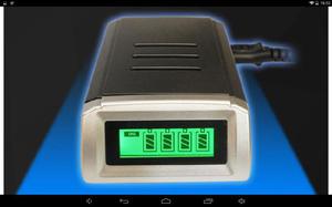 Cargador baterias pantalla led indicadora de carga