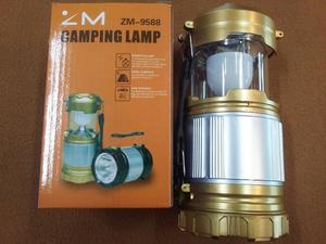 LÁMPARA LED CON LINTERNA CAMPING SUPERVIVENCIA