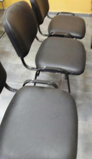 Tres sillas para oficina impecables $500 cada una