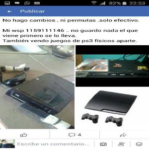 Vendo Ps3, Ps2 Y Una Nintendo Wii