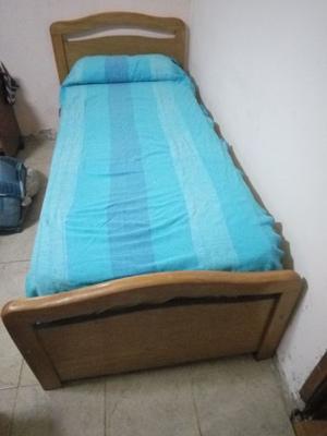 vendo cama de madera