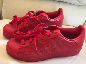 Adidas unisex Superstar AdiColor Rojo
