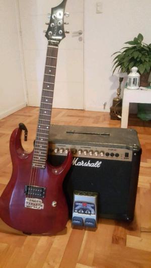 Guitarra Electrica Amplificador Pedalera
