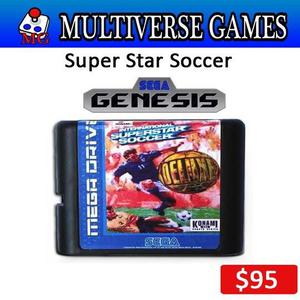 Super Star Soccer Sega Genesis
