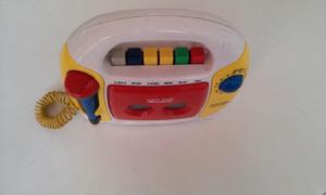 grabador a cassette radio am fm. toy history