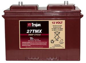 Batería Trojan 12v 105ah Para Energía Solar Y Eólica