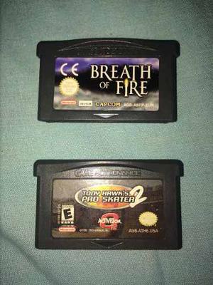 Breath Of Fire + Tonyhawks2 Gba Gameboy Advance Game Boy
