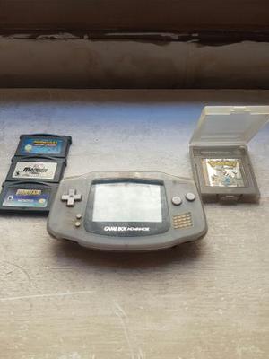 Gameboy Advance + Pokemon Silver Y Otros 3 Juegos De Gba