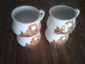 Jarros Tazas Mugs para Sopa x 4