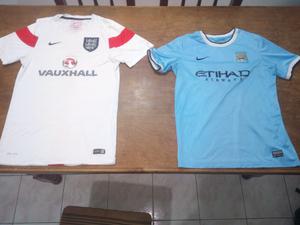 Remeras originales (manchester city, barcelona, inglaterra,