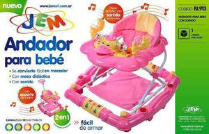 Andador Y Mecedor Para Bebés Pato C/ Sonido Jem Cod913