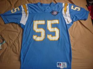 E Camiseta Retro Vintage San Diego Chargers Nfl Russell Athl