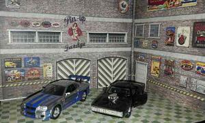 Garage Rat Y Hot Rod Diorama:diferente Escalas