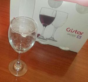 Juego de 6 Copas para Vino Grandes