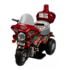 Moto A Bateria Policia Clásica 6 Volts Para Chicos Oferta!