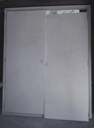 Puertas para placard con marco y perchero