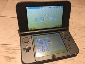 Consola Nintendo 3ds Xl Color Negro- Caja, Cargador Y Juego