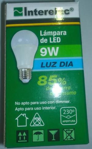 Lampara de Led 9W Luz de dia a $48