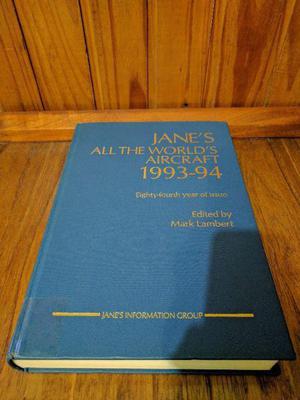 Manual Jane's All The World's Aircraft 1993-94 - Libro Janes