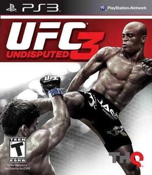 UFC UNDISPUTED 3 PS3 fisico usado