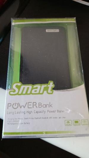 bank power estilo libreta con linterna  mah para dos