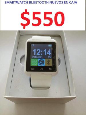 relojes smartwatch bluetooth nuevos en caja $550