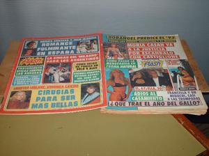 5 revistas (semanario) 1 de 1986-3 de 1994 - y 1 del 2005