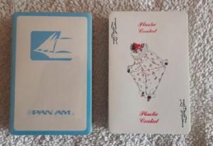 Juego de 2 masos de poker de Pan Am