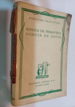 LIBRO SONATA DE PRIMAVERA - EDICION 
