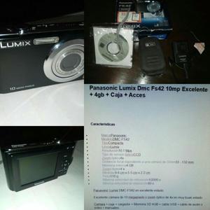 Panasonic Lumix Dmc Fsmp Excelente + 4gb + Caja + Acces