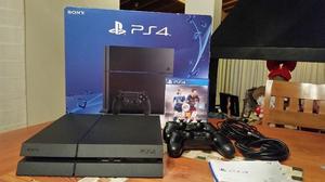 Playstation 4 Fat 2 Joystick 500gb Ps4 + Fifa 16 Fisico Orig