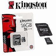 Tarjetas de memoria Kingston Clase 10 de 16 y 32 gb