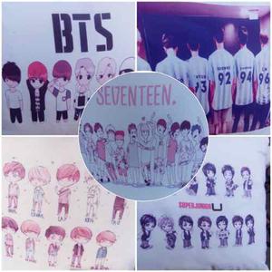 Almohadones Kpop Bts, Exo, Seventeen, Y Mas