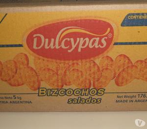 Bizcochos dulcypas caja x 25 salados - agridulces