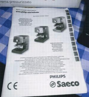 Cafetera Philips saeco