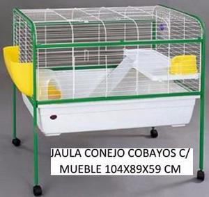Jaula Cobayo Conejera Cobayera Grande Con Pie Pet Shop Beto