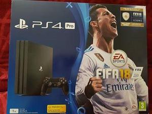 Ps4 Pro 1 Tb 4k + Fifa 2018 Permuto